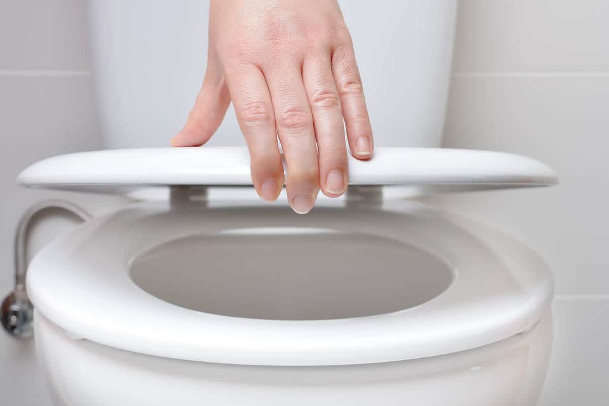 Má byť viečko záchodovej misy zdvihnuté alebo sklopené?