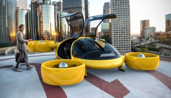 Lentävät taksit ovat nyt totta: ne pystyvät kulkemaan 130 kilometrin matkan ja kuljettamaan kaksi henkilöä.