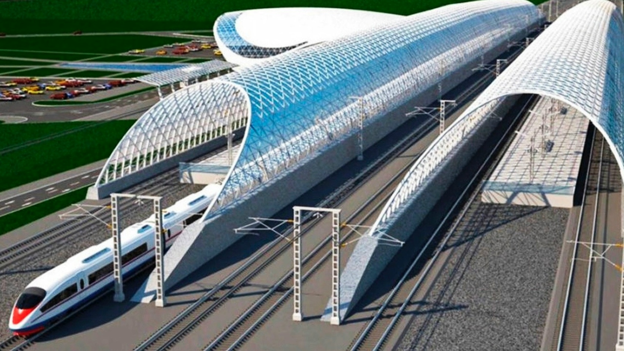 Održana je svečanost puštanja u pogon najbržeg ekspresnog vlaka u zemlji: vlak vozi brzinom do 350 km/h, povezuje dva najveća grada i ponos je kontinenta.