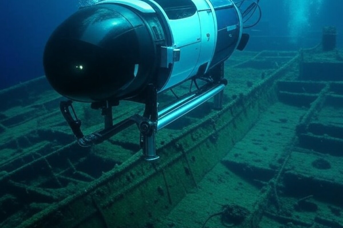 Dubokomorska podmornica istražuje olupinu