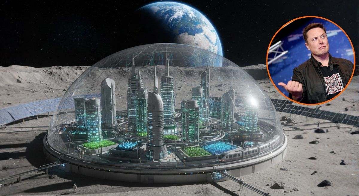 Zvuči kao znanstvena fantastika, ali je istina: Musk planira izgraditi grad na Mjesecu.