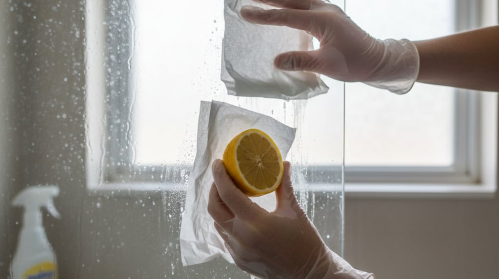 Con limón y papel manteca: cómo hay que limpiar el sarro de la mampara del baño, fácil y rápido