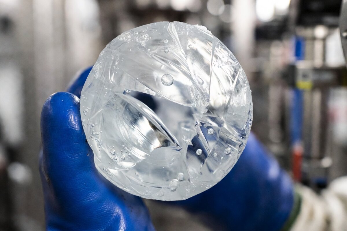 Detalj ledenog jezgra