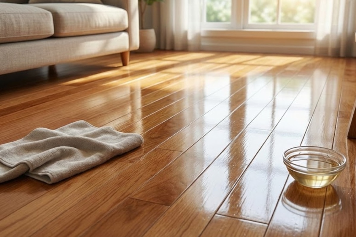 Ni ocat, ni vosak: Jednostavan trik za dom koji čini da drveni podovi sjaje kao novi