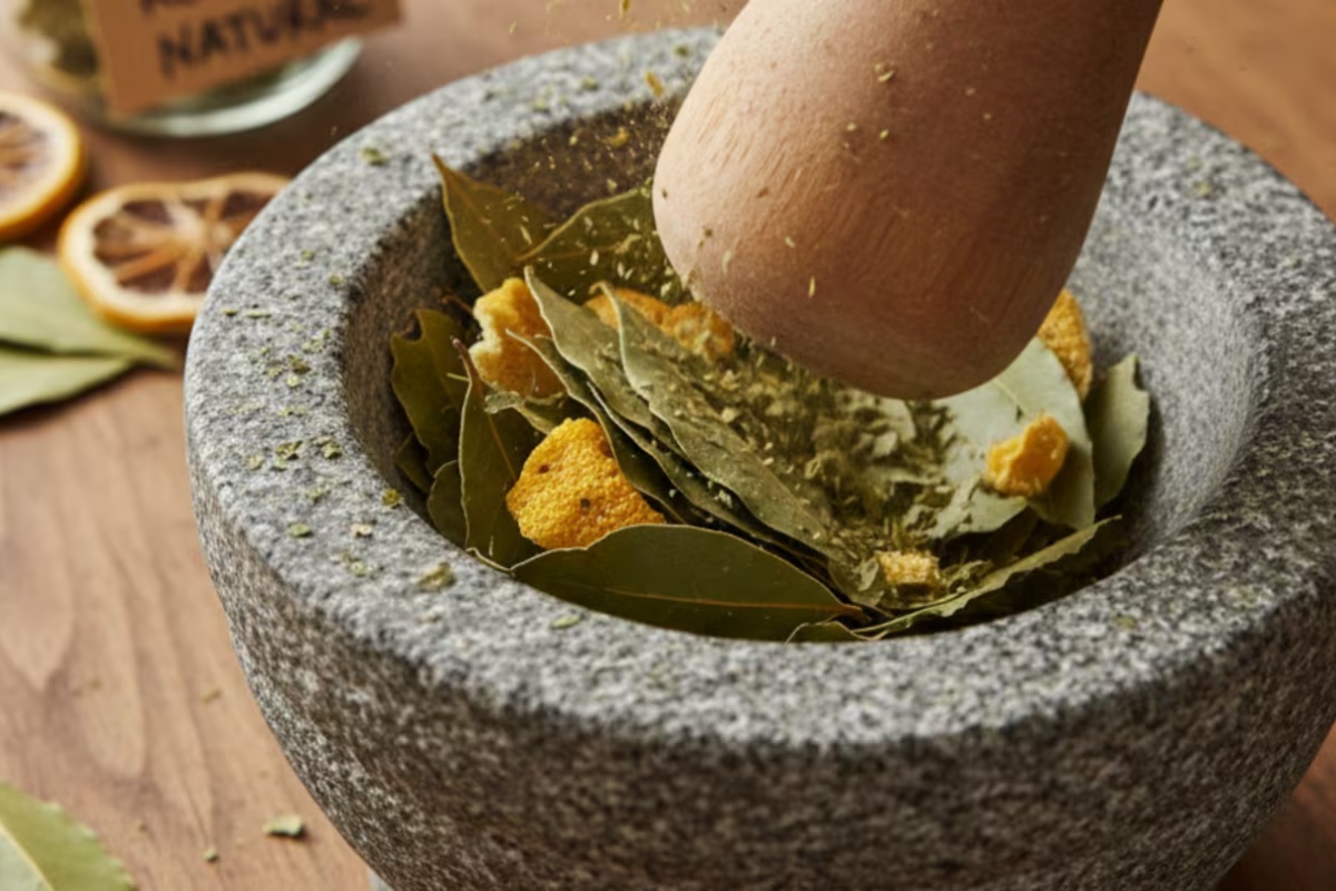 Usitnjavanje lovora sa sušenom korom limuna: zašto se preporučuje i čemu služi