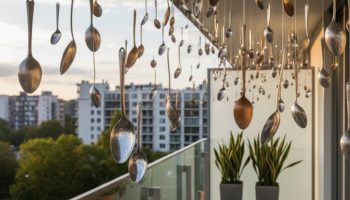 Malo tko zna: čemu služi vješanje metalnih žlica na balkon