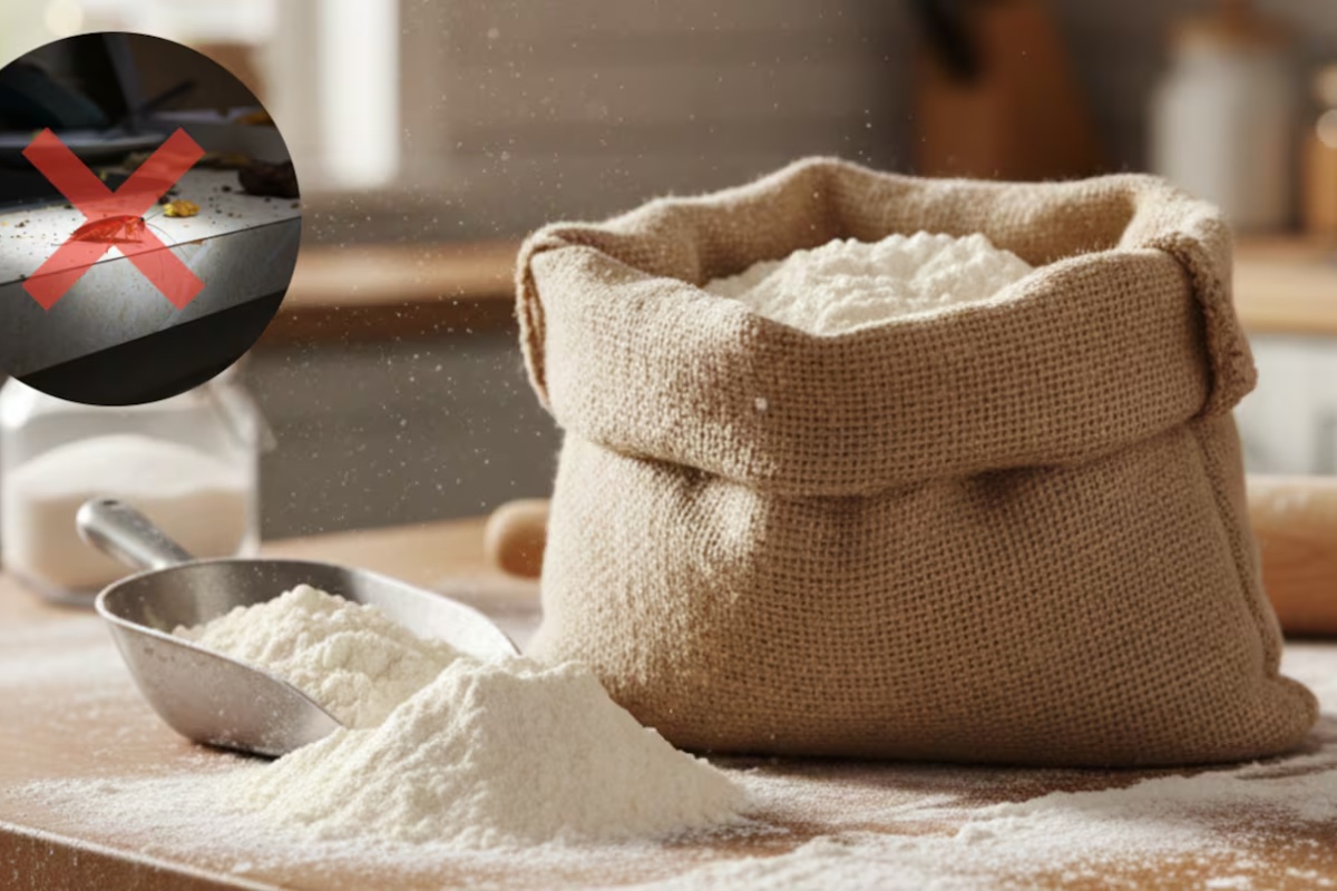 Ni jaki otrovi ni skupi proizvodi: Mješavina s brašnom za uklanjanje žohara iz kuhinje