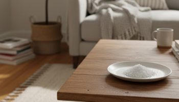 Tanjur s krupnom soli u dnevnoj sobi: čemu služi i zašto se preporučuje
