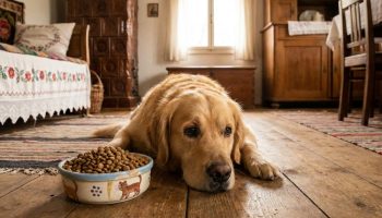 Pas jede mačju hranu