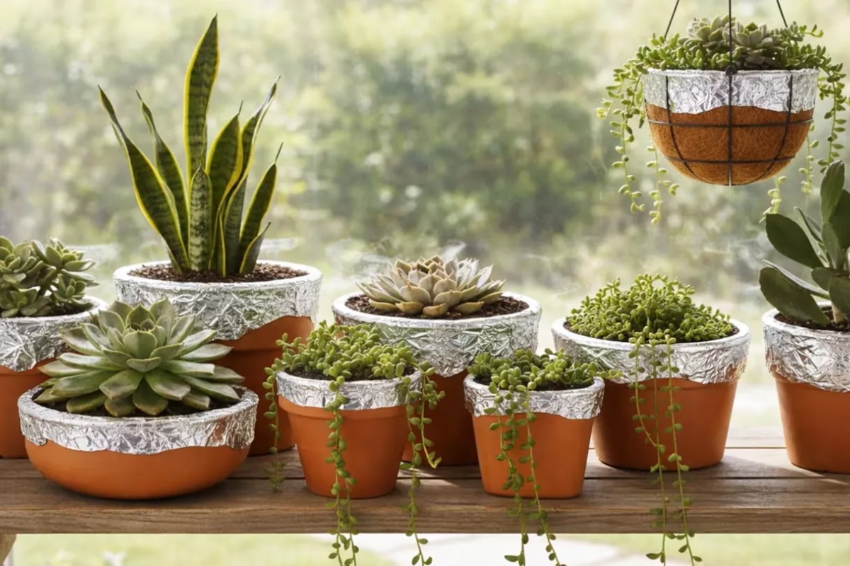 Upotreba aluminijumske folije u saksijama sa sukulentima: zašto je potrebna i kako je koristiti