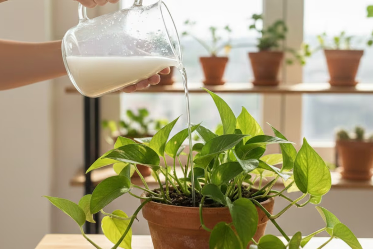 Zalivanje zemlje potosa pirinčanom vodom: zašto se preporučuje i čemu služi