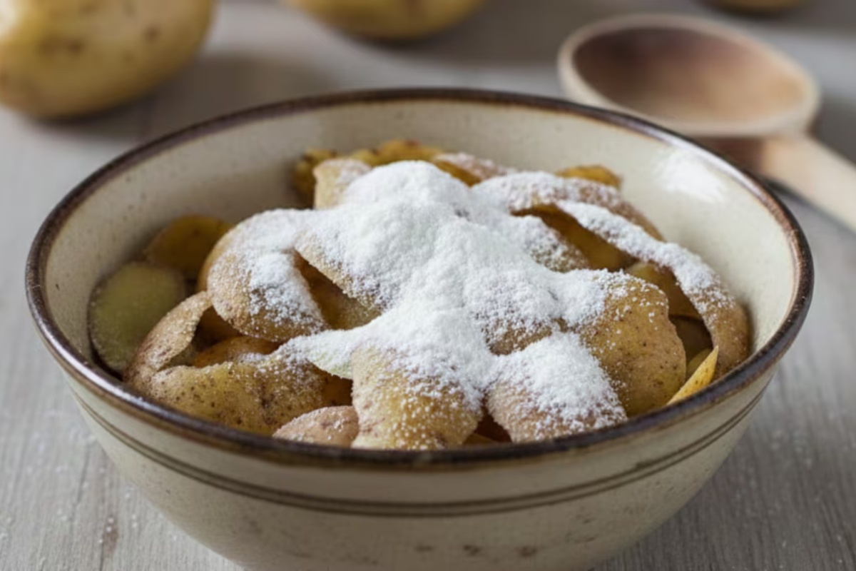 Mešanje kora od krompira sa sodom bikarbonom: zašto to preporučuju i čemu služi