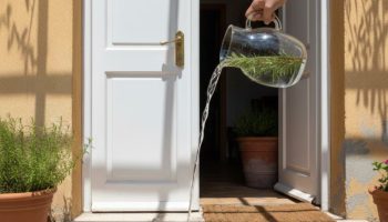 Prosipanje vode sa ruzmarinom na ulazna vrata: čemu služi i kako to uraditi