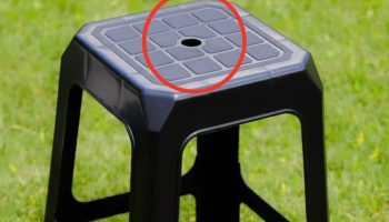 Čemu služi rupa na sredini plastičnih stolica
