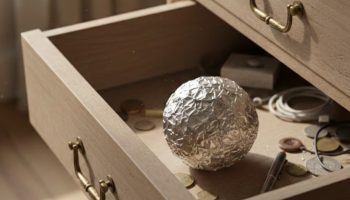 Stavljanje kuglica od aluminijumske folije u fioke: zašto se preporučuje i čemu služi