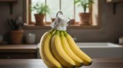 Prekrivanje peteljke banana vlažnim papirnim ubrusom: čemu služi i koje su prednosti
