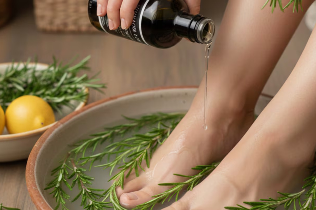 Pranje nogu sirćetom i ruzmarinom: zašto se preporučuje i kada je najbolje to raditi