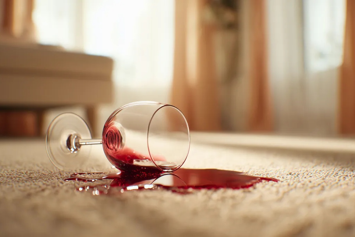 Korak po korak: kako ukloniti mrlje od vina pomoću belog sirćeta