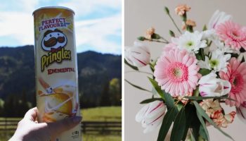 Koristeći limenku čipsa, naučite kako da napravite prelepu vazu za svoj dom