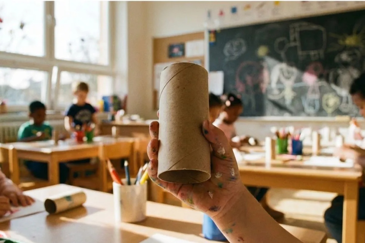 Reciklaža: sačuvajte rolne toalet papira i pretvorite ih u ovaj koristan dodatak za povratak u školu