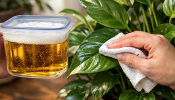 Čišćenje listova biljaka pivom: zašto se preporučuje i čemu služi