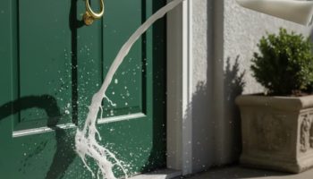 Prosipanje vode sa krupnom solju ispred ulaznih vrata: zašto se preporučuje i čemu služi