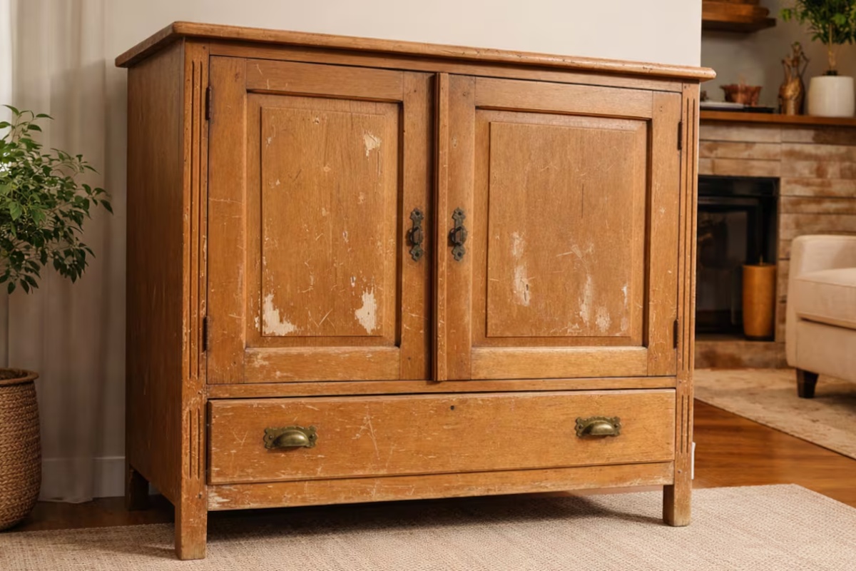 Bez laka i skupih proizvoda: kako obnoviti stari drveni nameštaj sa samo dva sastojka