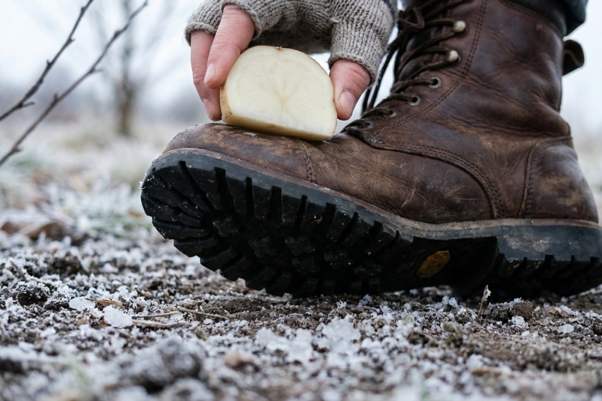 Da vam čizme ne bi bile klizave zimi, namažite ih ovim sredstvom: bićete iznenađeni, ali ovo radi