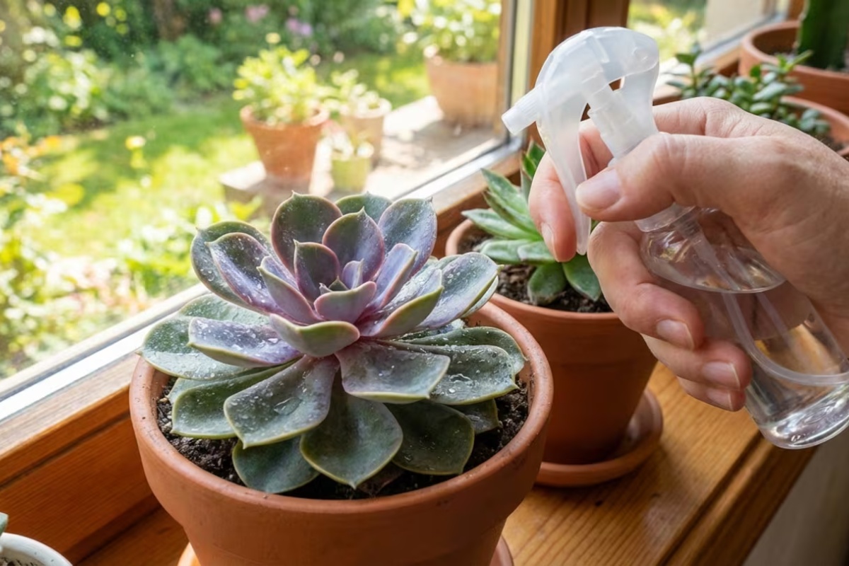 Prskanje sukulenata alkoholom: čemu služi i kada je najbolje to raditi