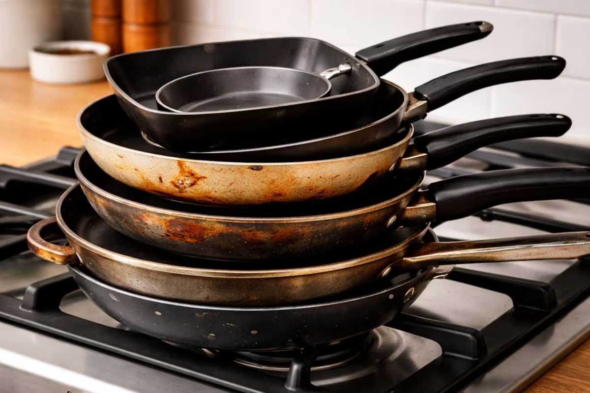 Svi to rade, ali je pogrešno: zašto ne bi trebalo da slažete tiganje jedan na drugi u kuhinji