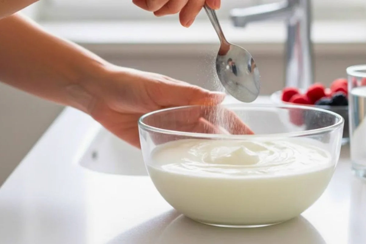 Mešavina jogurta i sode bikarbone u kupatilu: čemu služi i koje su prednosti