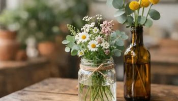 Vaze od staklenih tegli: Vodič za upcycling koji će osvežiti vaš dom