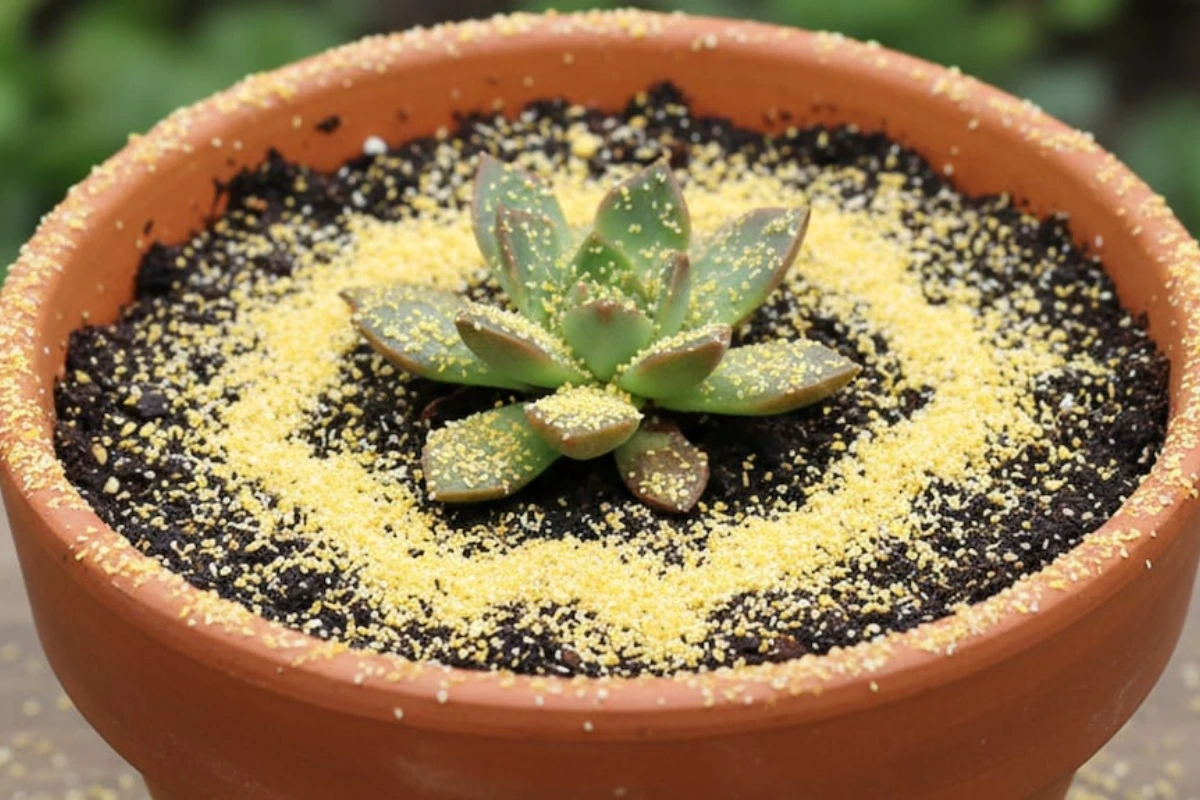 Prosipanje kukuruznog brašna u saksije: čemu služi i zašto stručnjaci to preporučuju