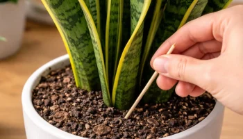 Zabijanje drvenog štapića u zemlju svekrvinog jezika: čemu služi i kada to raditi