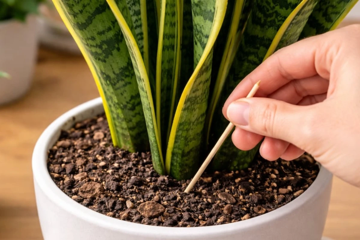 Zabijanje drvenog štapića u zemlju svekrvinog jezika: čemu služi i kada to raditi