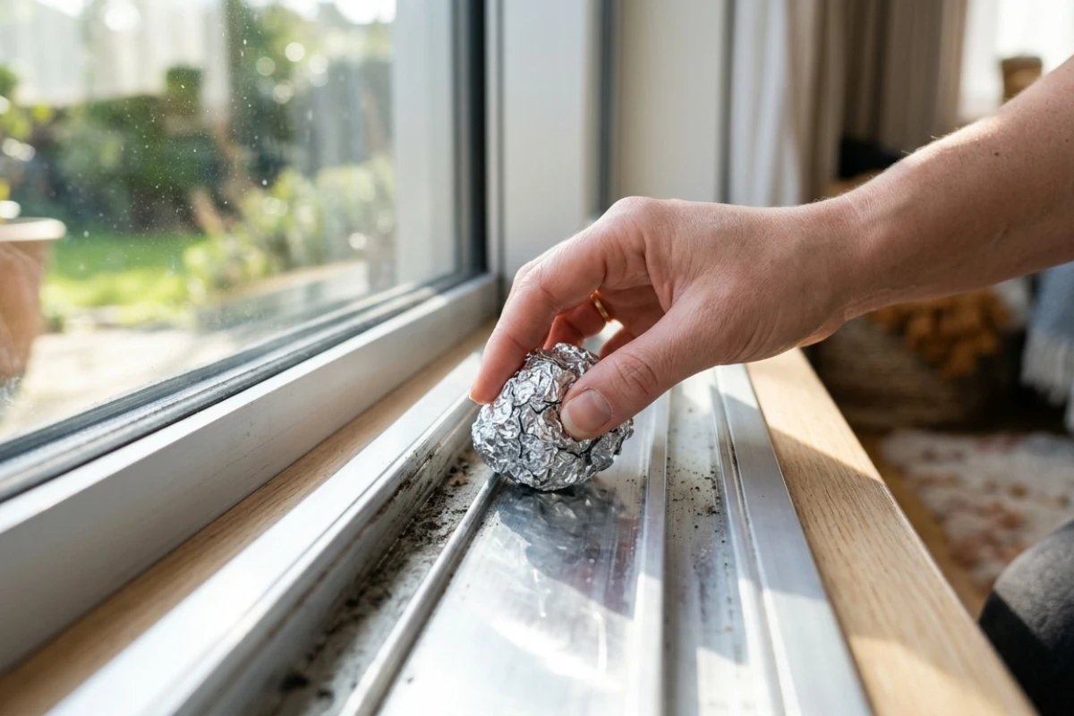 Čemu služi upotreba aluminijumske folije na šinama prozora