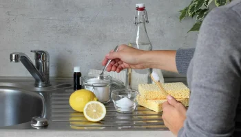 Miksi kaataa etikkaa ja sitruunankuorta liedelle, ja kuinka kauan seoksen tulisi vaikuttaa?