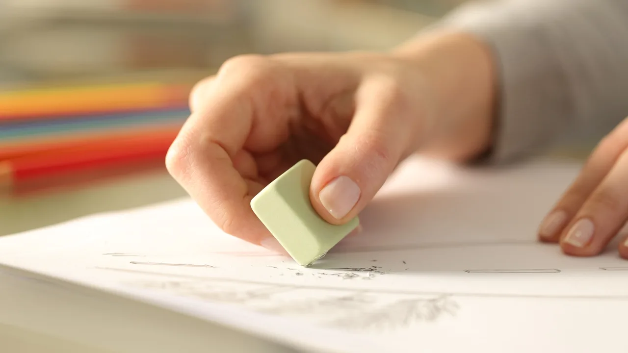 Nije za tintu: čemu služi plavi dio gumice?