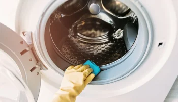 Kuinka puhdistaa pesukoneen sisäosa ja poistaa nukka, lika ja pesuainejäämät.