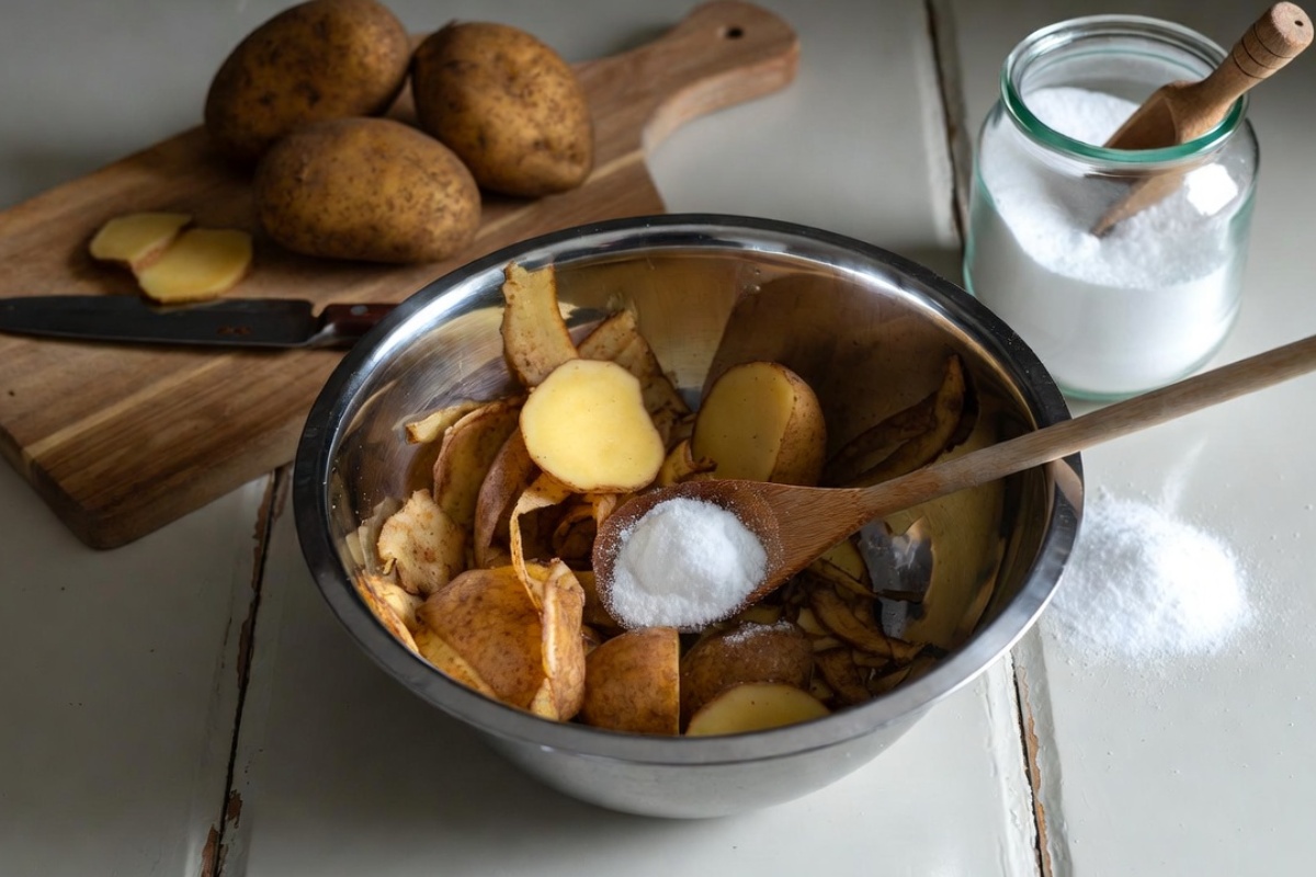 Mešanje kora od krompira sa sodom bikarbonom: zašto to preporučuju i čemu služi – image 1
