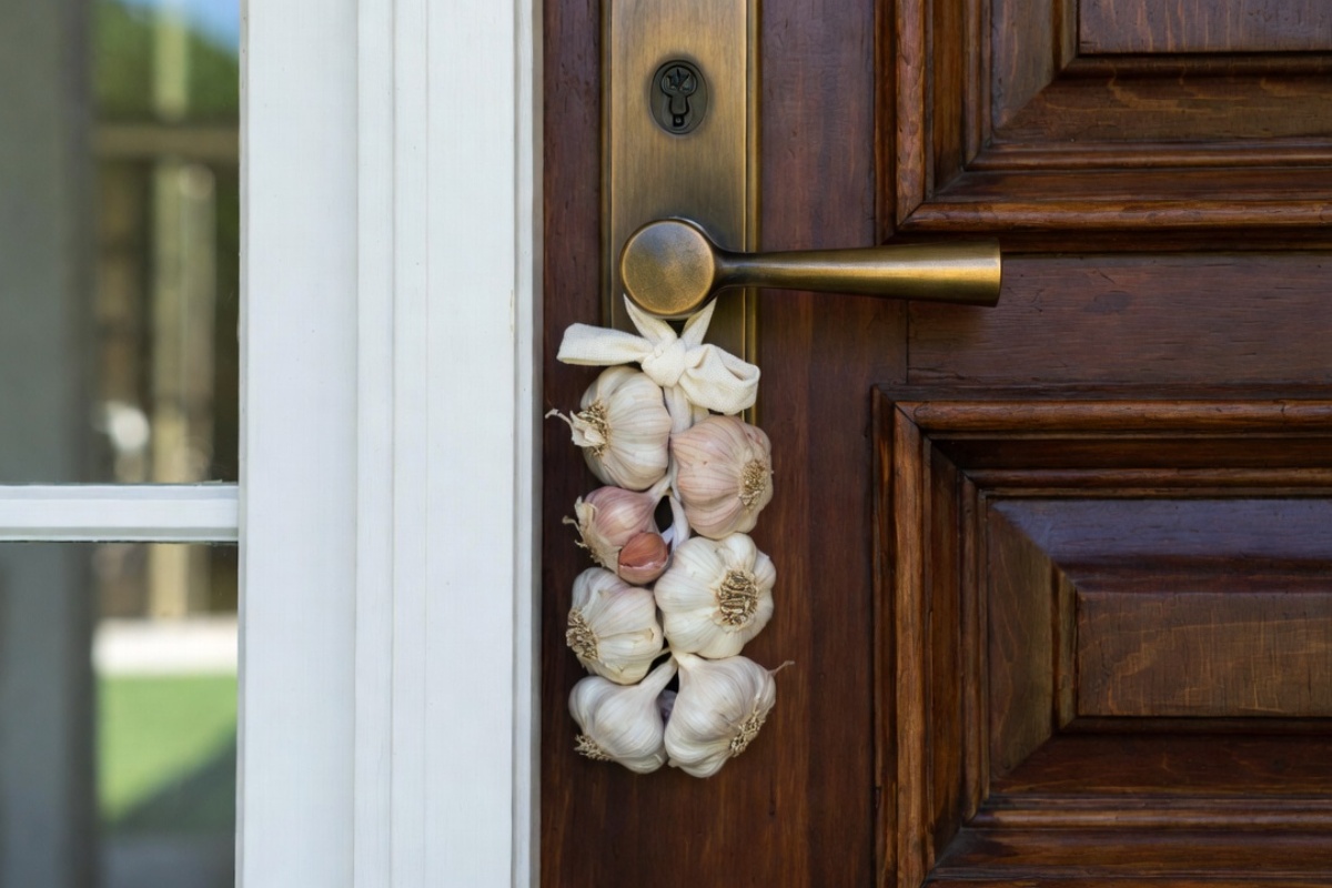 Novi trend u Srbiji: čemu služi kačenje vrećice s belim lukom na ulazna vrata – image 1