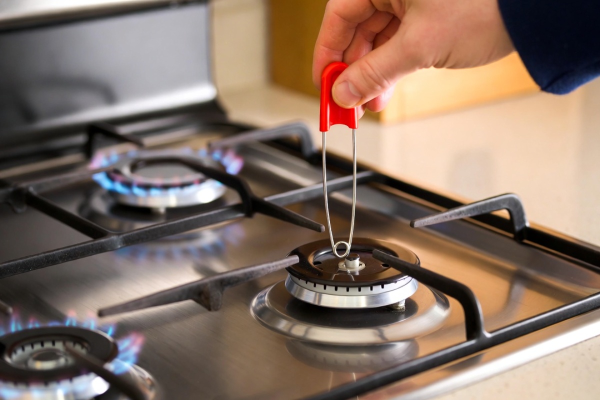 Trik sa iglom: Ovako ćete otpušiti gorionike na šporetu da ponovo rade kao novi i bez trošenja ni jednog evra – image 1