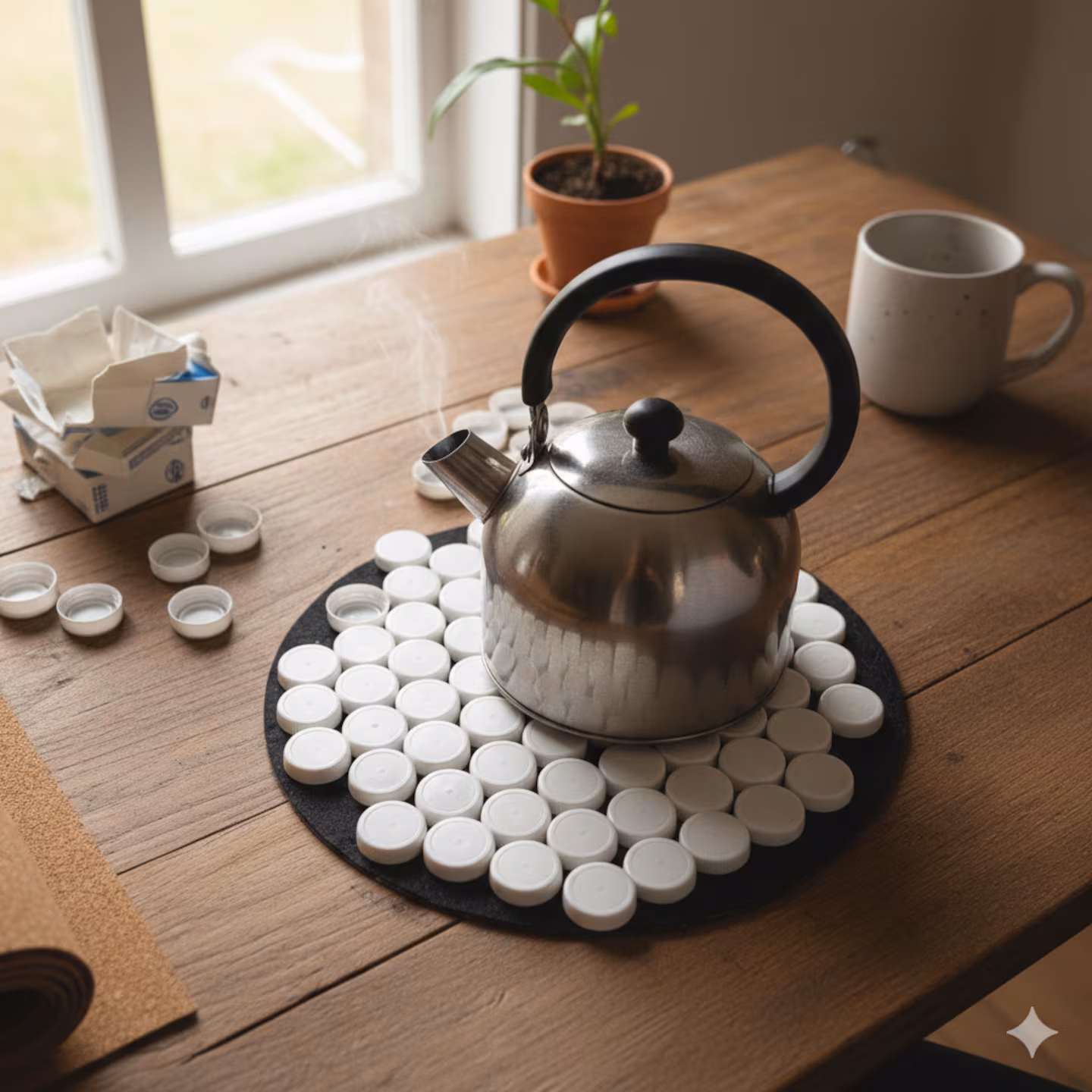 Ako imate čepove od flaša mleka, imate pravo blago: trik da ih pretvorite u koristan predmet – image 1