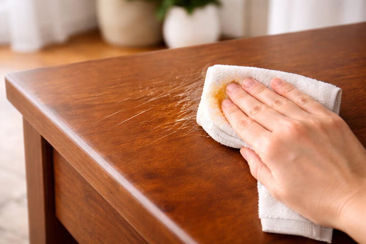 Gaston Vilijams, stručnjak za čišćenje: „Da biste uklonili ogrebotine na drvetu, pomešajte 50% sirćeta i 50% ulja“ – image 1