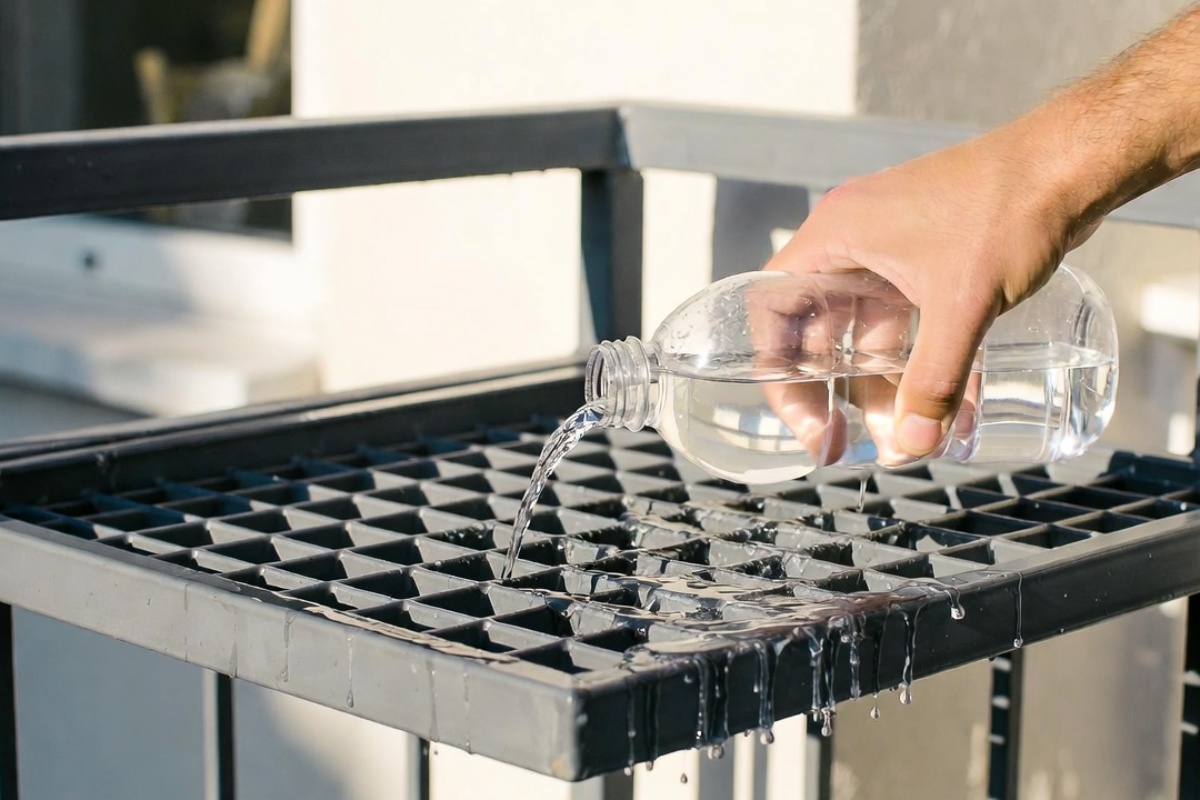 Sipajte sirće u rešetke na balkonu: zašto se to preporučuje i čemu služi – image 1