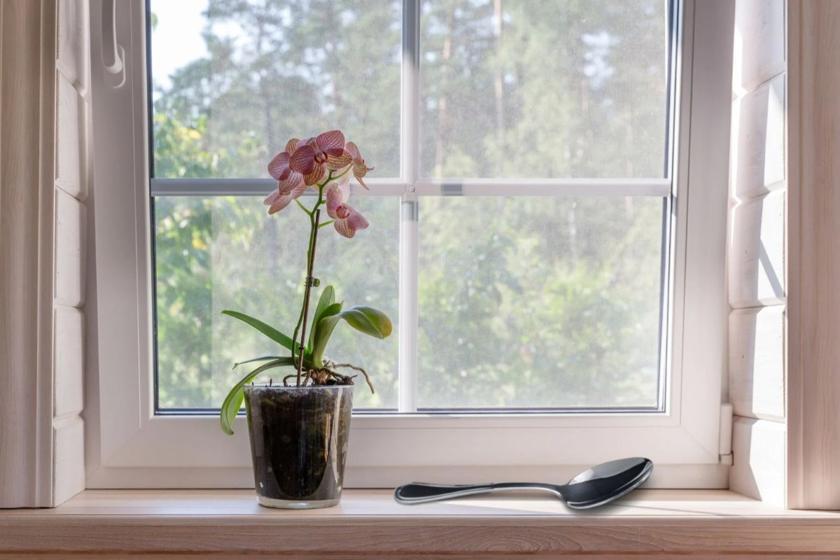 Stavljanje metalne kašike na okvir prozora: čemu to služi – image 1