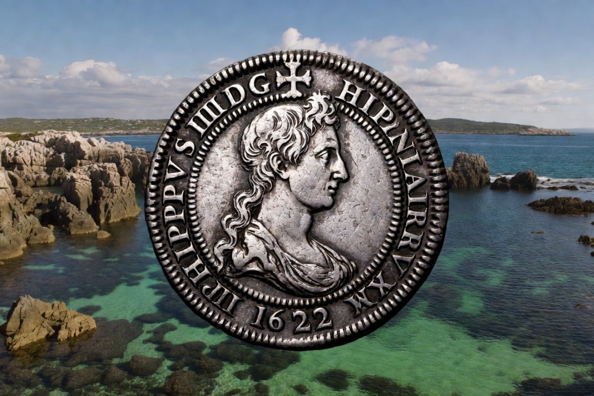 Na ostrvu Ons pronađen maravedi iz 1622. godine, iz doba vladavine Filipa IV, 