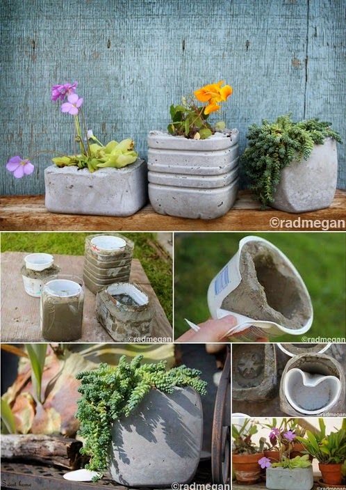 Sipala je betonsku mešavinu na pucketavu foliju i rezultat je apsolutno predivan: Inspirišite se – image 1