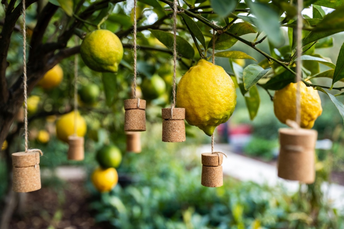 Zašto baštovani kače plutane čepove na grane limuna – image 1