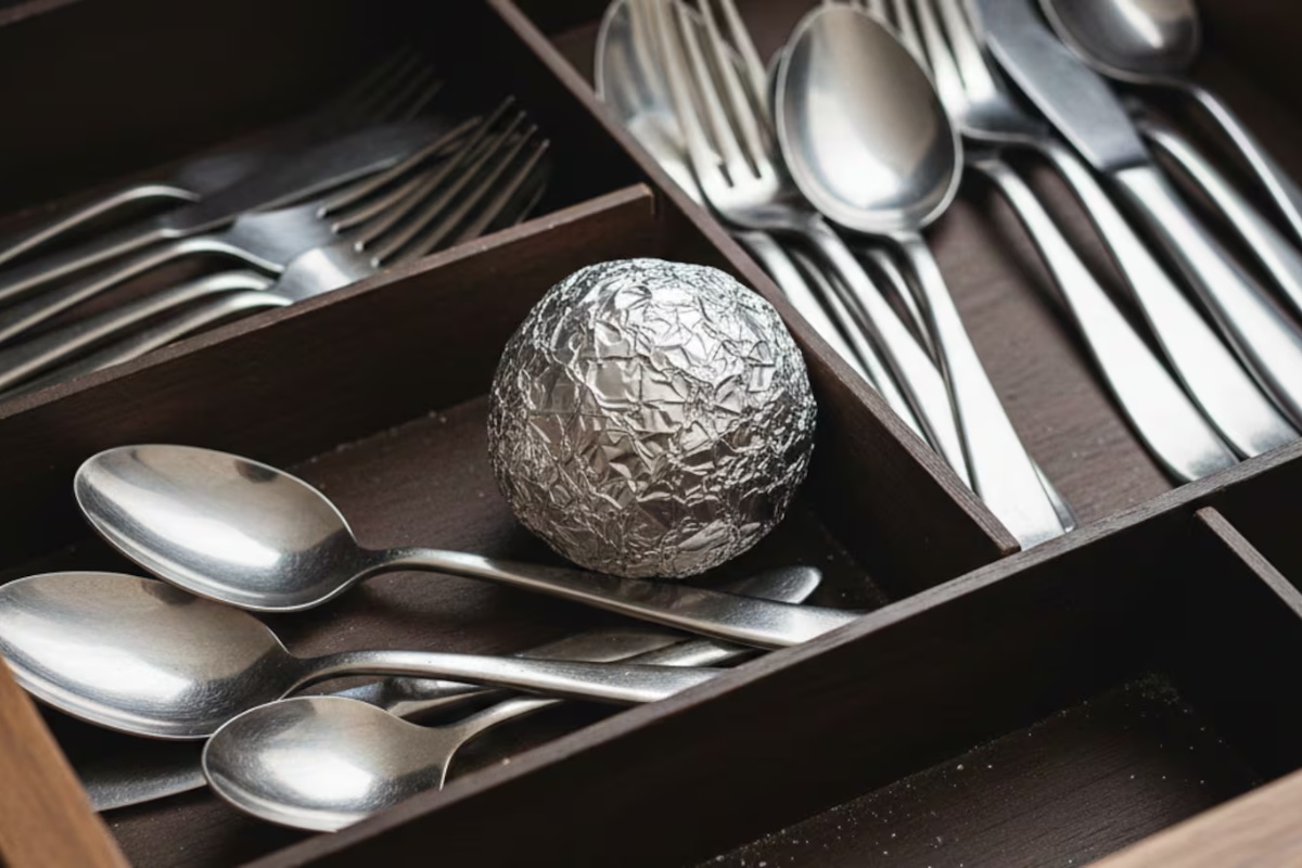 Stavljanje kuglica od aluminijumske folije u fioke: zašto se preporučuje i čemu služi – image 2